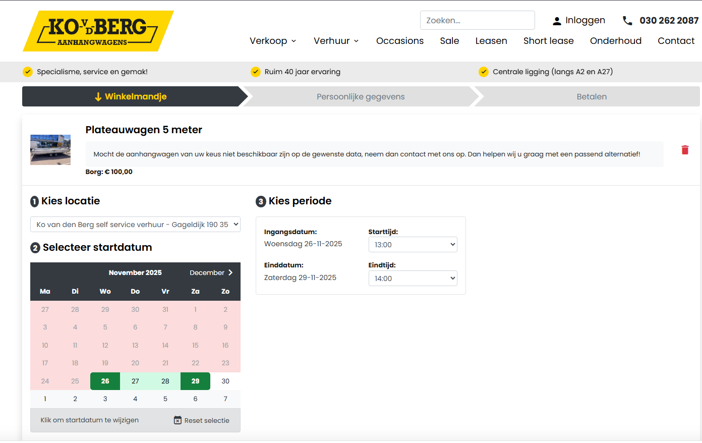 Ko vd Berg Aanhangwagens